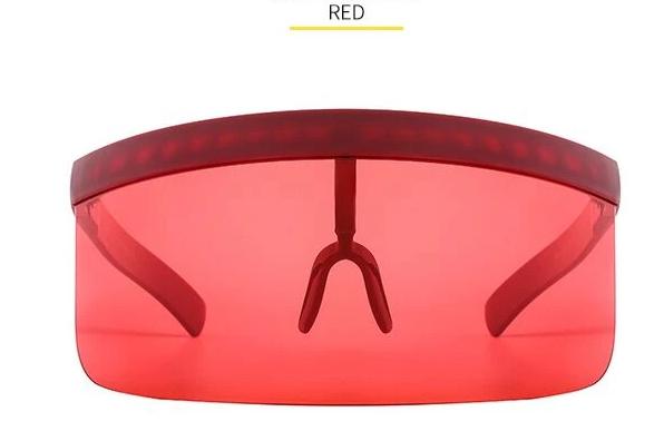 Oversize Windproof Hood Goggles Clear Lens Mask Sunglasses