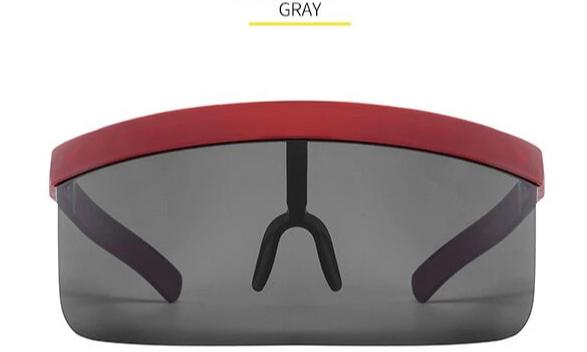 Oversize Windproof Hood Goggles Clear Lens Mask Sunglasses