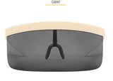 Oversize Windproof Hood Goggles Clear Lens Mask Sunglasses