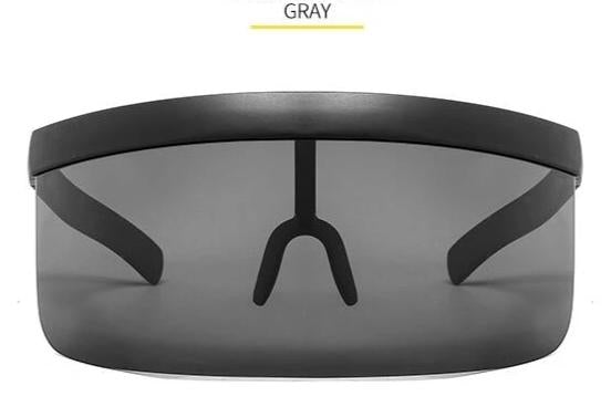 Oversize Windproof Hood Goggles Clear Lens Mask Sunglasses