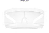 Oversize Windproof Hood Goggles Clear Lens Mask Sunglasses