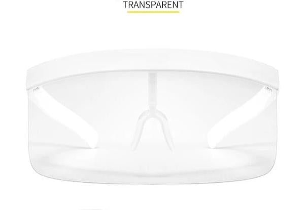 Oversize Windproof Hood Goggles Clear Lens Mask Sunglasses