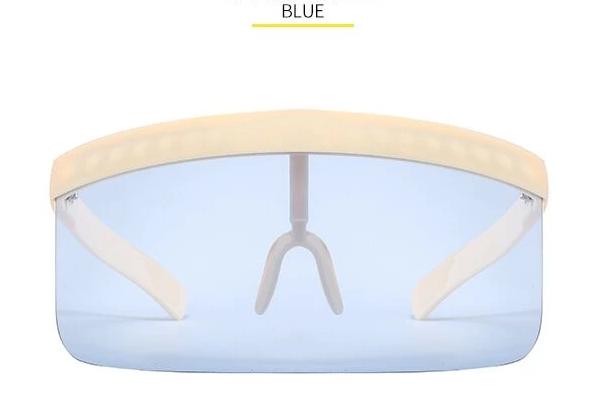 Oversize Windproof Hood Goggles Clear Lens Mask Sunglasses