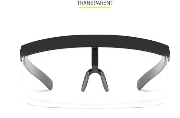Oversize Windproof Hood Goggles Clear Lens Mask Sunglasses