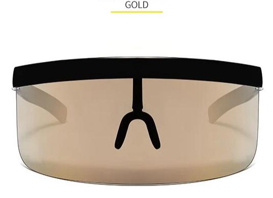 Oversize Windproof Hood Goggles Clear Lens Mask Sunglasses