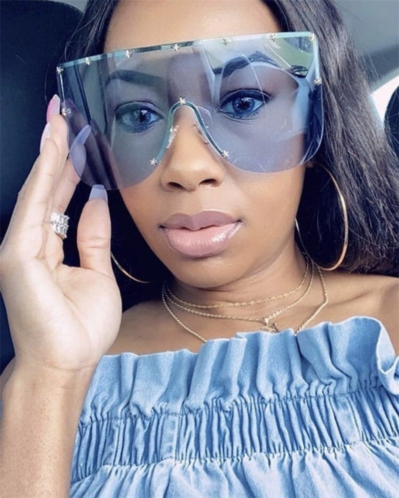 Oversized Mirror Sunglass