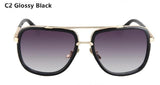 Flat Top Square Sunglasses