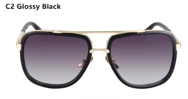 Flat Top Square Sunglasses