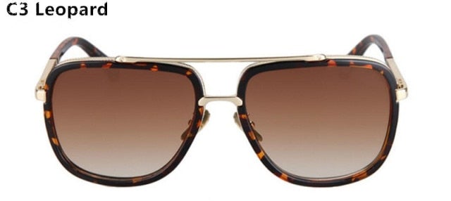 Flat Top Square Sunglasses