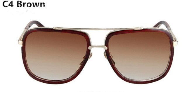 Flat Top Square Sunglasses