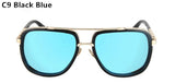 Flat Top Square Sunglasses