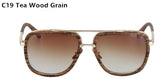 Flat Top Square Sunglasses