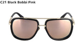 Flat Top Square Sunglasses