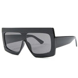 Oversize Shield Gradient Luxury Square Sunglass