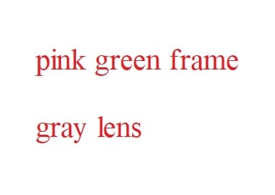 Square Frame Three Colors Sunglass