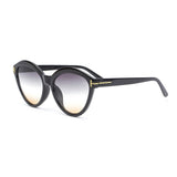 Classic Mirror Gradient Cat Eye Sunglasses