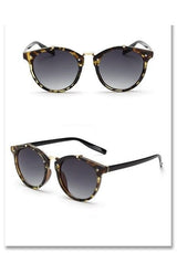 Rivet Gradient Classic Round Sunglasses