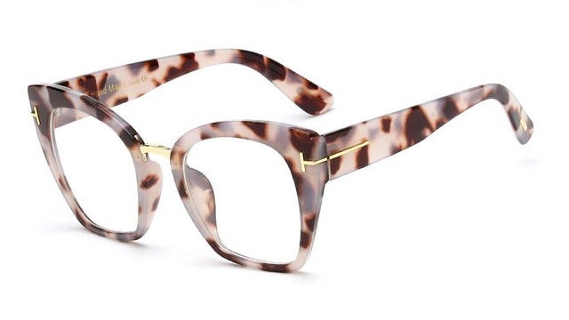 T-Rivet Gradient Oversized Lens Butterfly Cat Eye Sunglasses