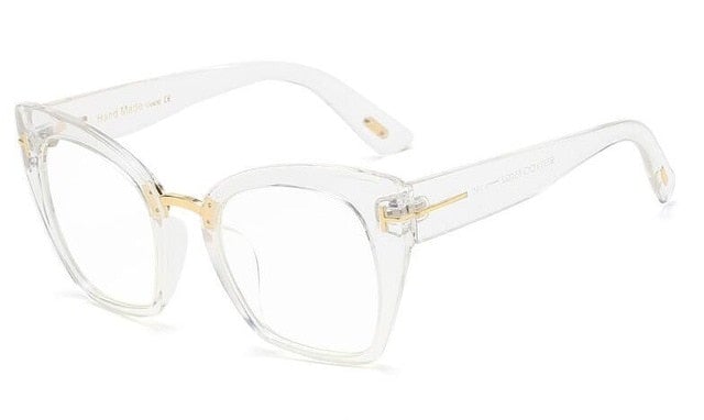 T-Rivet Gradient Oversized Lens Butterfly Cat Eye Sunglasses