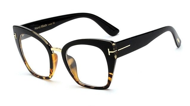T-Rivet Gradient Oversized Lens Butterfly Cat Eye Sunglasses