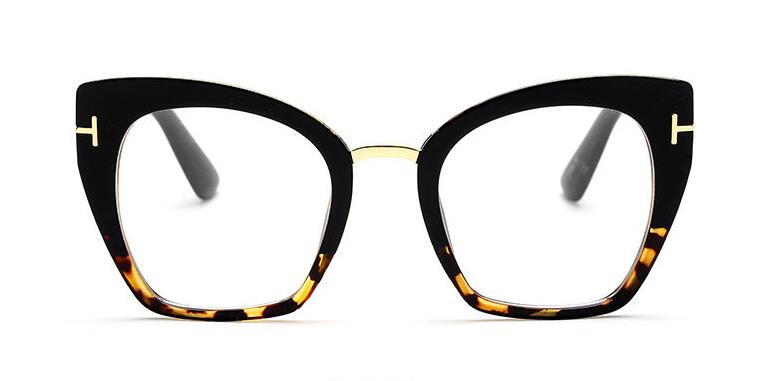 T-Rivet Gradient Oversized Lens Butterfly Cat Eye Sunglasses