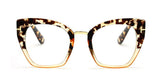 T-Rivet Gradient Oversized Lens Butterfly Cat Eye Sunglasses