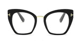 T-Rivet Gradient Oversized Lens Butterfly Cat Eye Sunglasses