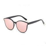 Twin Beam Oversized Anti-Reflective Mirror Lens Cat Eye Sunglasses