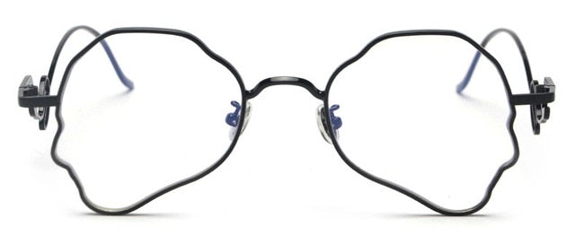 Unique Head Shape Metal Frame Butterfly Steampunk Retro Sunglasses