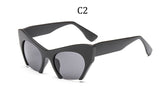 Big Half frame Cat Eye Sunglasses