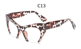 Big Half frame Cat Eye Sunglasses