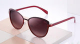 Vintage Metal Frame Mirror Gradient Lens Aviator Sunglasses