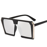 Vintage Oversized Luxury Brand Design Goggle Big Square Sunglasses