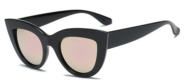Wild Retro Style Plastic Frame Cat Eye Sunglasses