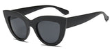 Wild Retro Style Plastic Frame Cat Eye Sunglasses