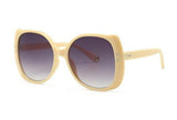 Luxury Brand Vintage Rivet Big Frame Butterfly Cat Eye Sunglasses