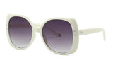 Luxury Brand Vintage Rivet Big Frame Butterfly Cat Eye Sunglasses