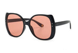 Luxury Brand Vintage Rivet Big Frame Butterfly Cat Eye Sunglasses