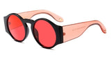 Retro Transparent Round Sunglasses