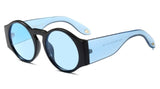 Retro Transparent Round Sunglasses