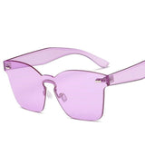 Candy Color Rivet Square Sunglasses