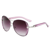 Alloy Frame Polycarbonate Vintage Aviator Sunglasses