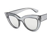 Thick Big Frame Gradient Vintage Cat Eye Sunglasses