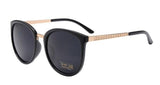 Oversized Frame Acrylic Lens Luxury Round Sunglasses
