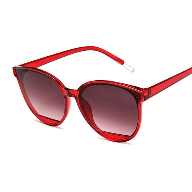 Classic Anti Reflective Plastic Cat Eye Sunglasses