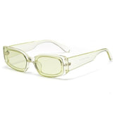 Unique Transparent Shade Square Sunglass