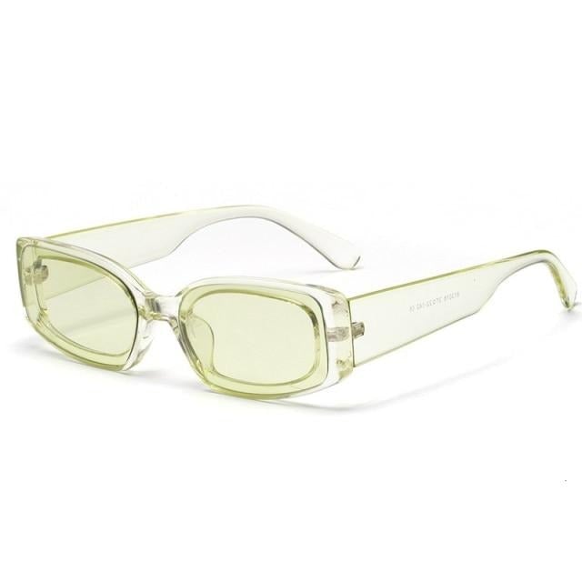 Unique Transparent Shade Square Sunglass