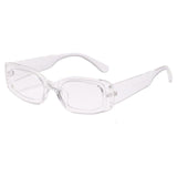 Unique Transparent Shade Square Sunglass