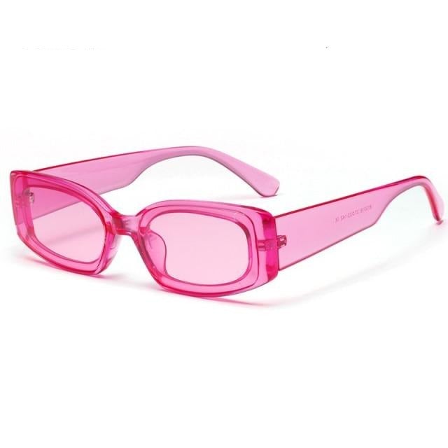 Unique Transparent Shade Square Sunglass