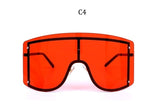 Rimless Metal Visor Sunglasses